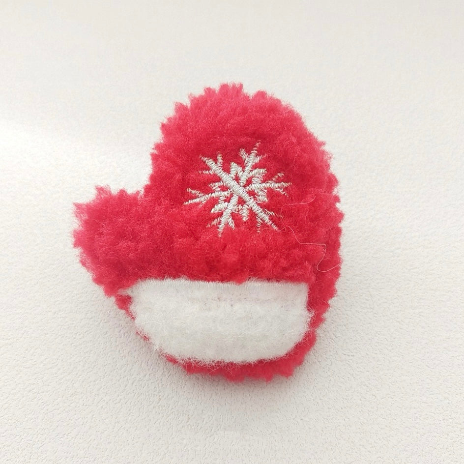 Fluffy Xmas Brooch